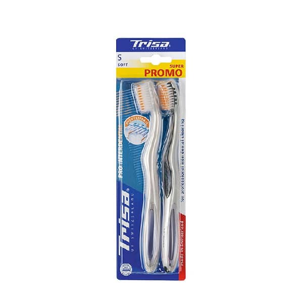 مسواک تریزا مدل Pro Interdental با برس نرم بسته 2 عددی